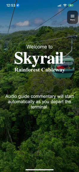 Skyrail audio interp. guide Captura de tela 2