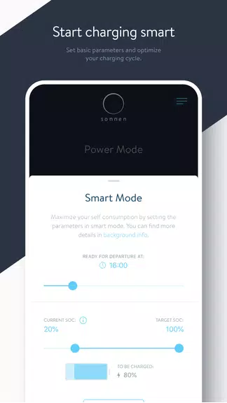 sonnenCharger App Captura de pantalla 3