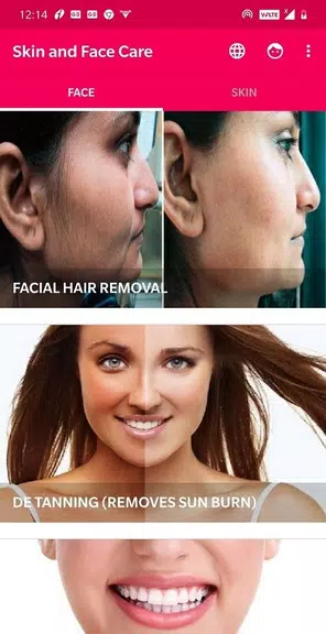 Skin and Face Care - acne, fai Capture d'écran 2