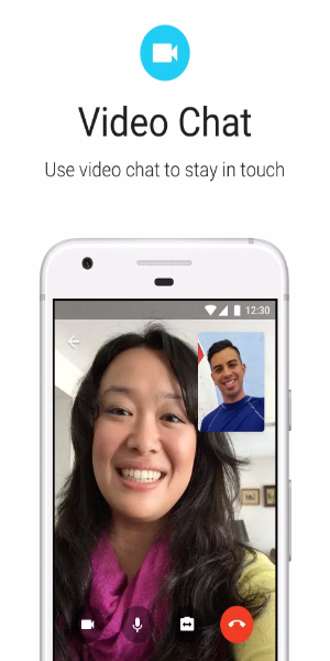 Messenger Lite'ın kullanıcı arayüzü