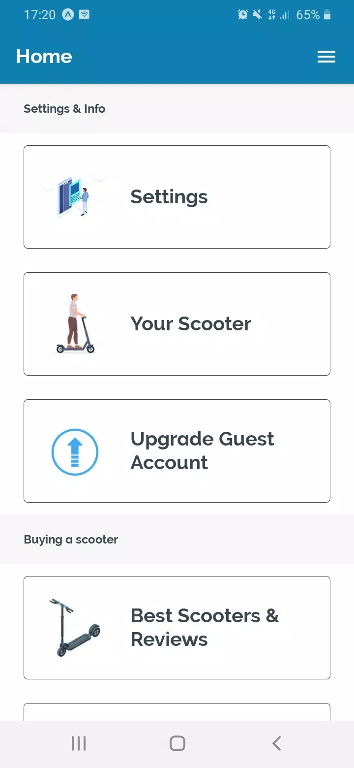 Electric Scooter Universal App Captura de tela 1