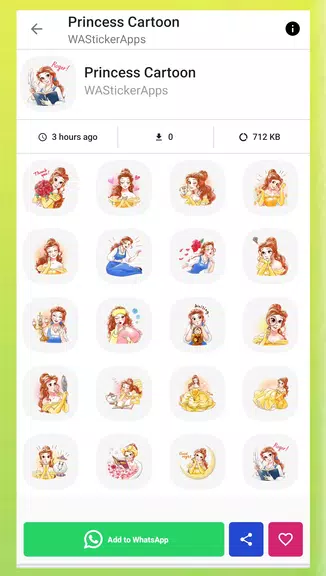 Princess Animated Stickers スクリーンショット 4