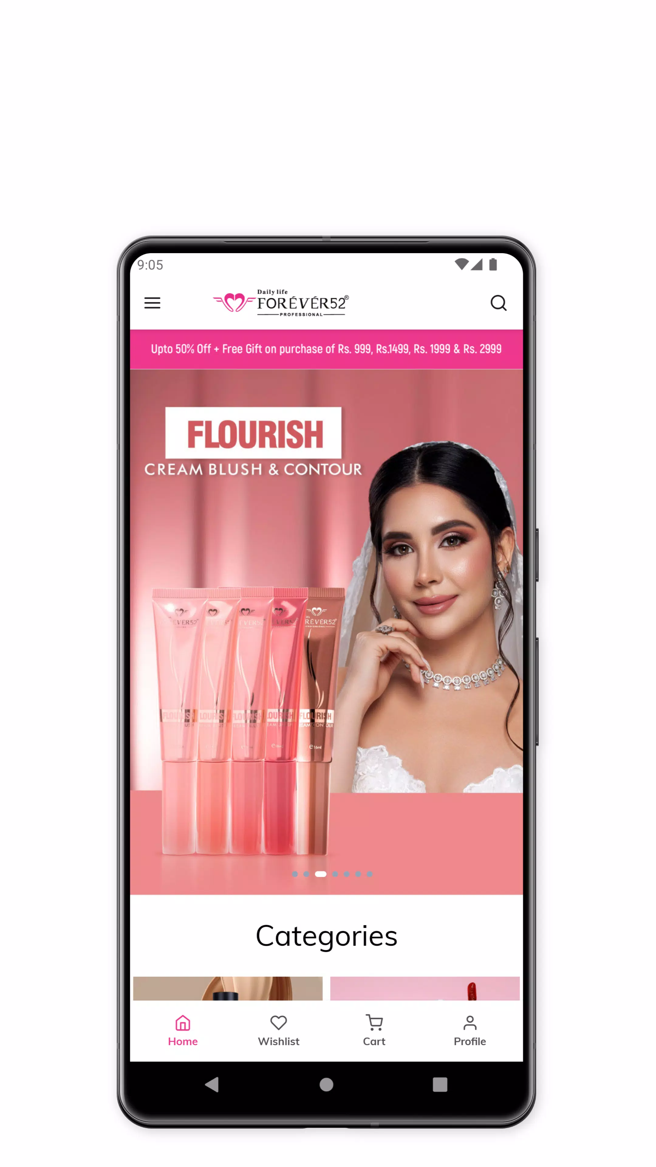 Forever52 - Cosmetic Products Capture d'écran 1