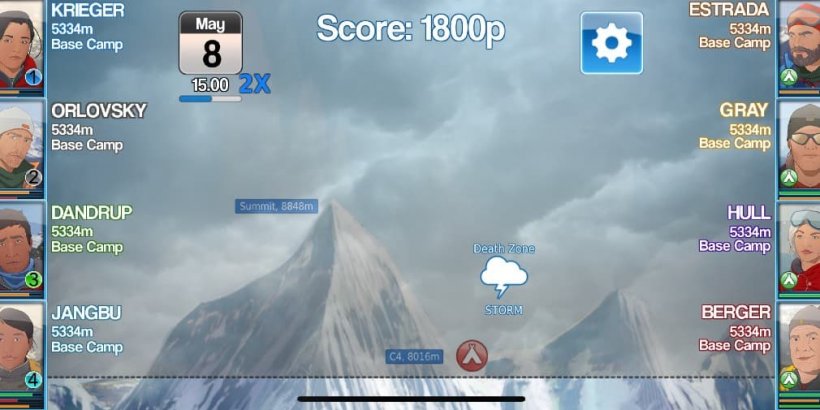 Mount Everest Story is a new team-management game that lets you conquer the famous peak