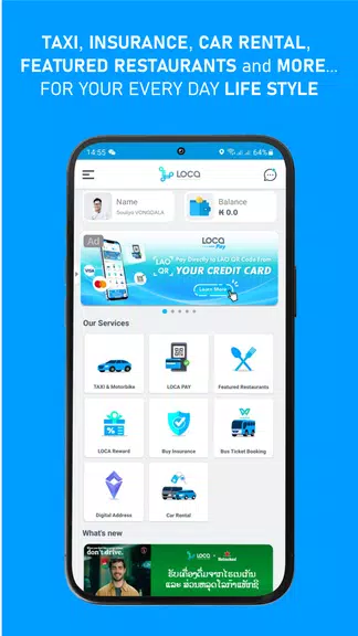 LOCA - Lao Taxi & Super App Capture d'écran 1