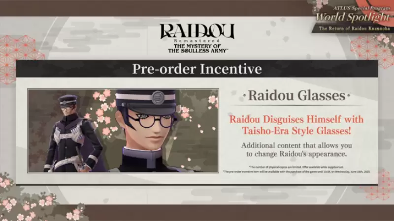 Raidou Remastered Vorbestellungen und DLC