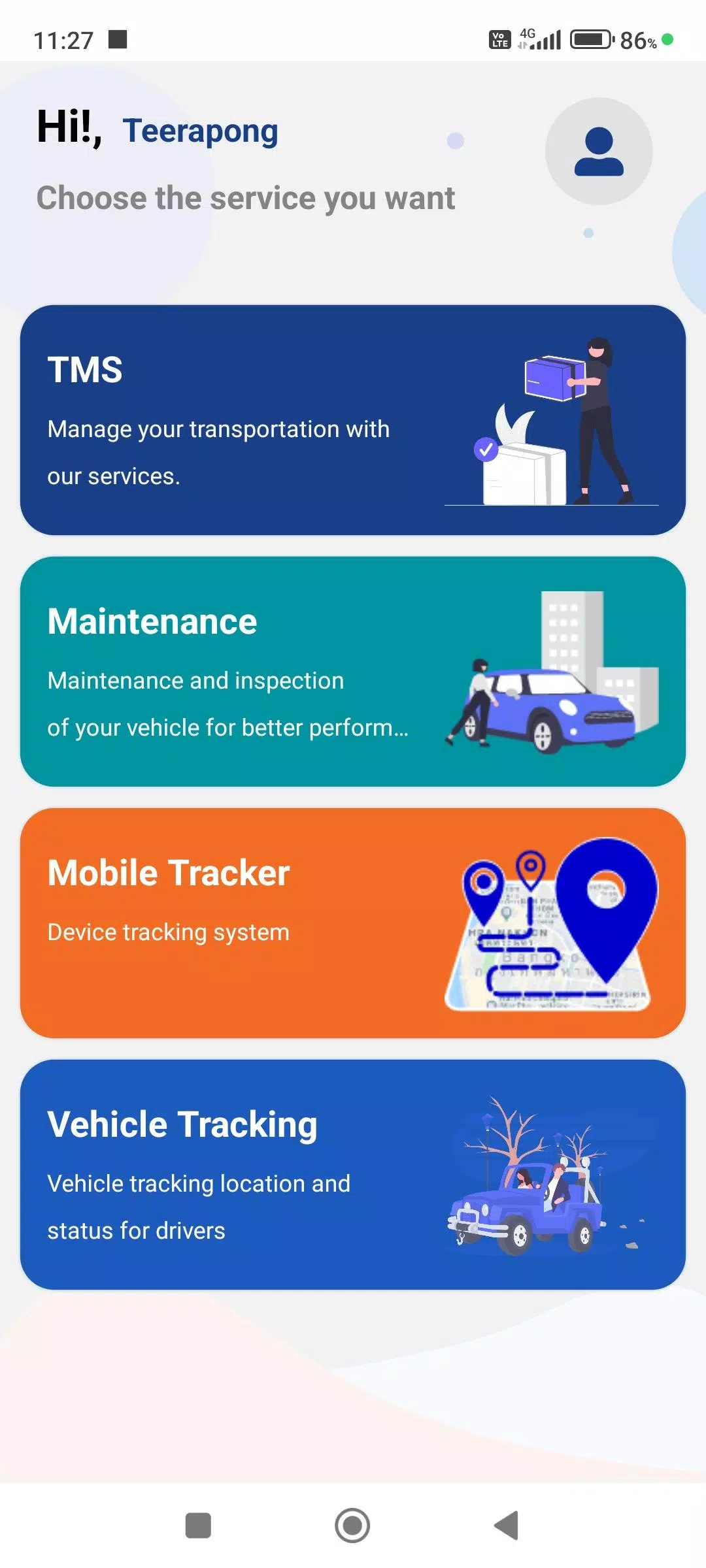 FTS Driver App Скриншот 1