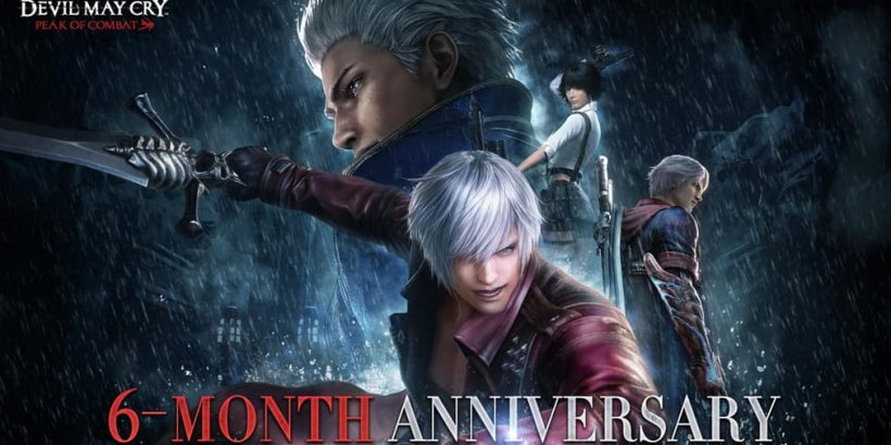 Devil May Cry: Peak of Combat 's anim na buwang kaganapan ng anibersaryo ay magsisimula sa lalong madaling panahon
