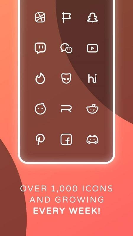 Reev Pro - White Outline Icons應用截圖第3張