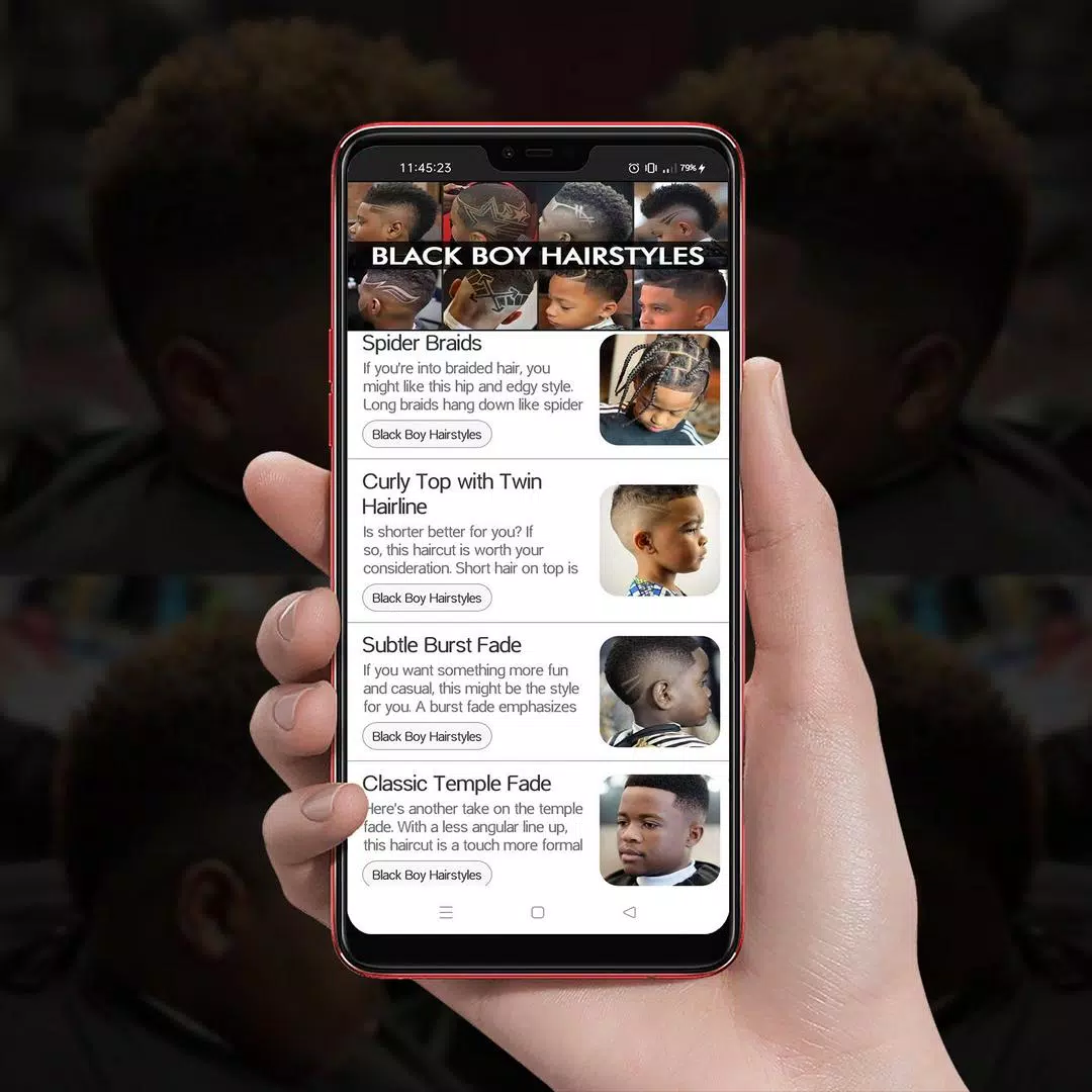 350+ Black Boy Hairstyles应用截图第3张