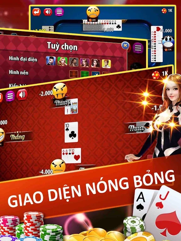 Tiến lên đếm lá - Thirteen - tien len offline ภาพหน้าจอ 3