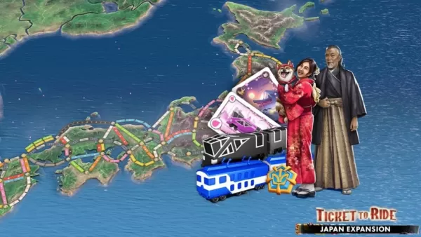 L'expansion du Japon pour Ticket to Ride présente un réseau de train à grande vitesse!