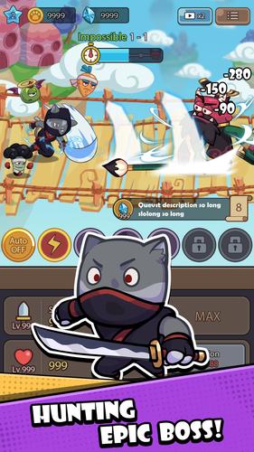 Cat Legend: Idle RPG War Capture d'écran 4