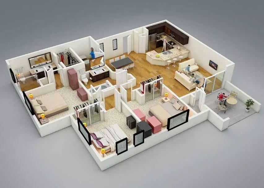 3D small house design 스크린샷 2