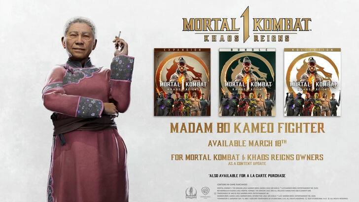 Mortal Kombat 1 Feisty Old Lady Madam Boが最新のKameo Fighterとして参加する