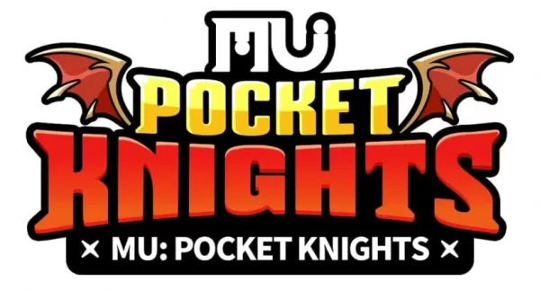 Le logo de MU: Pocket Knights, un ensemble de mots ailés