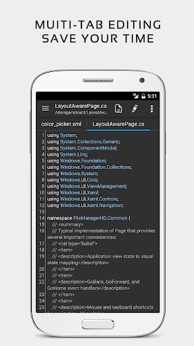Éditeur de texte QuickEdit Capture d'écran 4