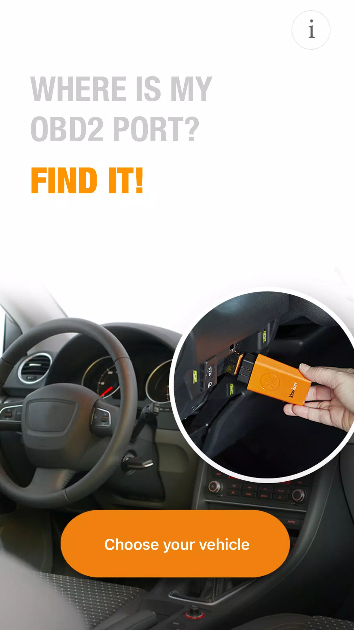 Where is my OBD2 port? Capture d'écran 1