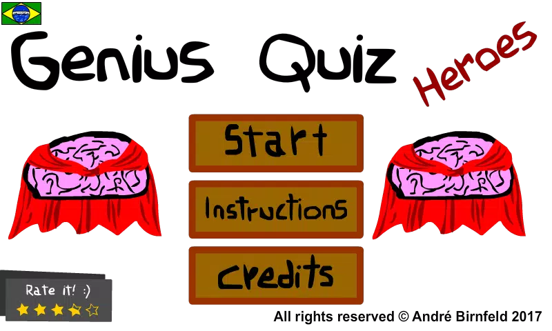 Genius Quiz Heroes Captura de tela 1