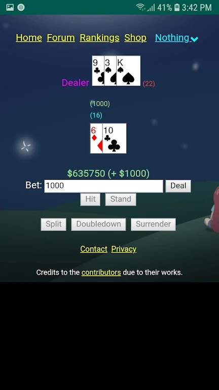 Blackjack Evolved ဖန်သားပြင်ဓာတ်ပုံ 2
