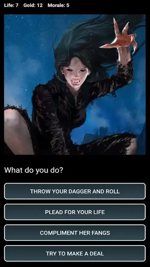 Dungeons and Decisions RPG Ekran Görüntüsü 2