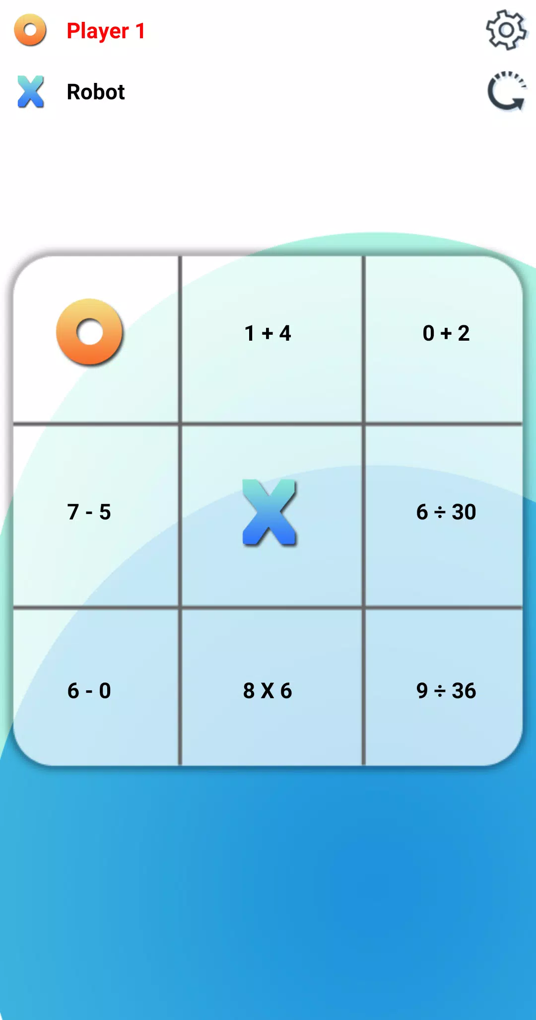 Tic Tac Toe: A Math Game スクリーンショット 2
