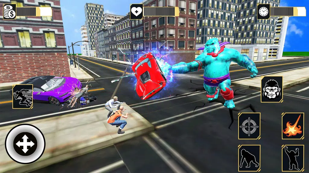Monster Hero City Battle ဖန်သားပြင်ဓာတ်ပုံ 3