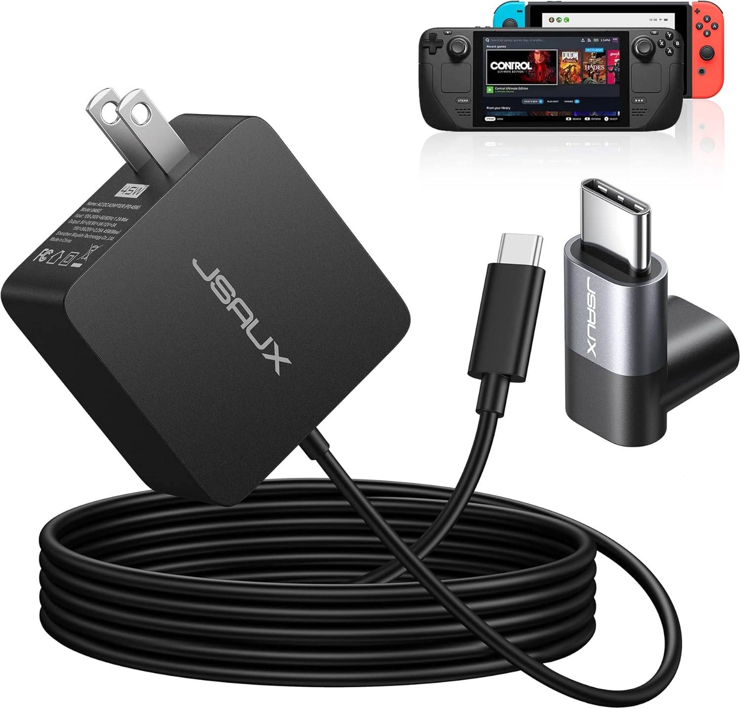 JSaux 45W USB-C電源供給充電器