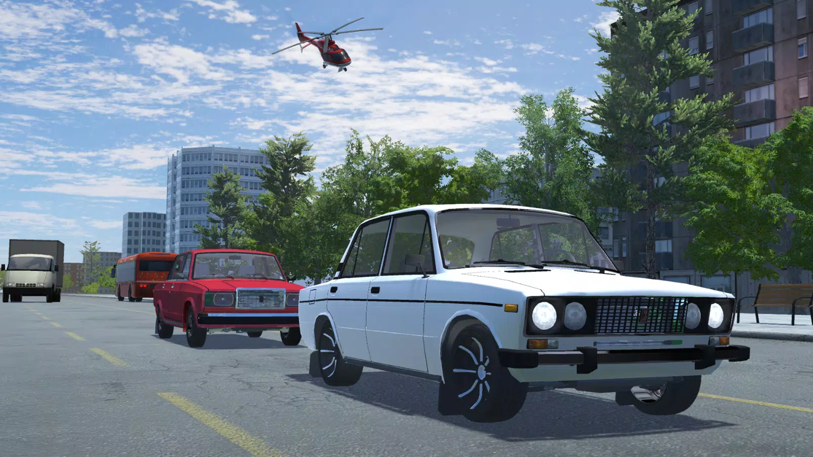 Russian Car Lada 3D 스크린샷 3