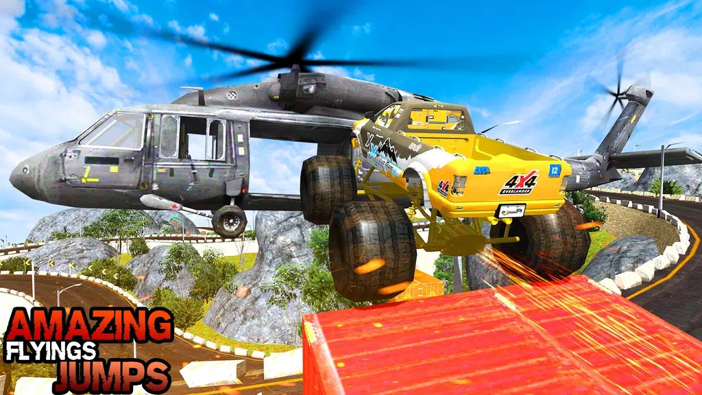 Pickup Truck Hill Climb Racing スクリーンショット 1