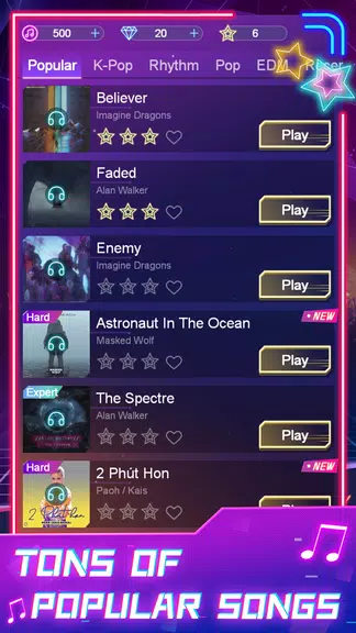 Magic Piano:EDM Music Tiles スクリーンショット 4