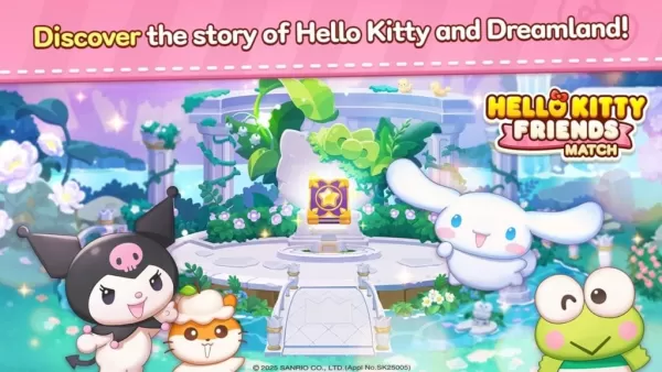 Giochi di linea svela Hello Kitty Friends Match: un nuovo gioco per 3 match 3 puzzle lanciata soft