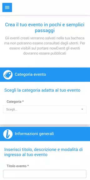 nowEvent - L’app a misura di evento Zrzut ekranu 4