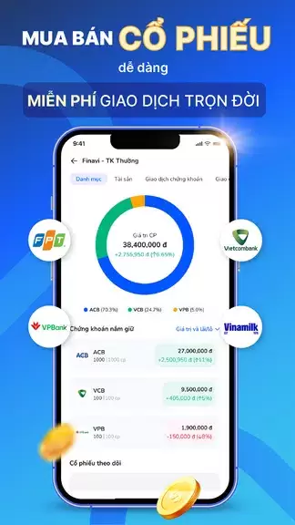 Schermata Infina - Đầu tư và Tích lũy 3