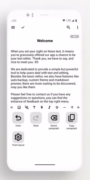Lite Writer: Writing/Note/Memo 스크린샷 2