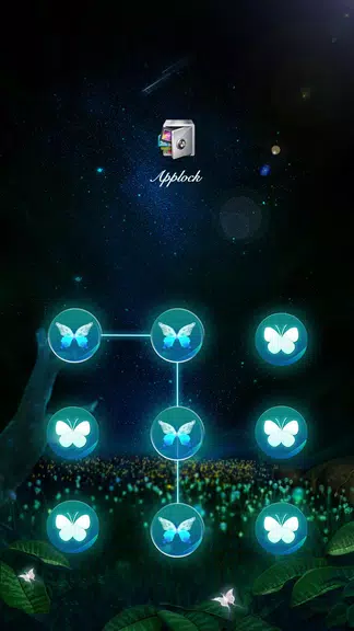 AppLock Theme Flying Butterfly应用截图第1张