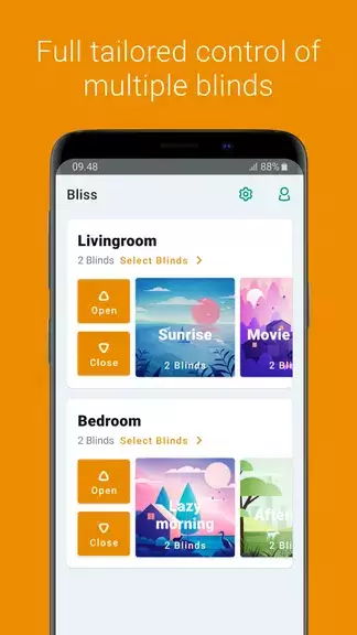 Bliss Smart Blinds Скриншот 1