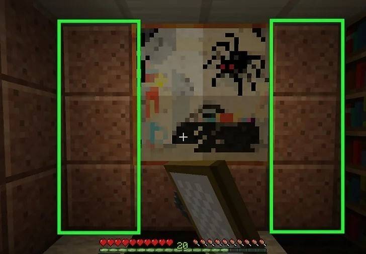 Cómo colgar una pintura en Minecraft