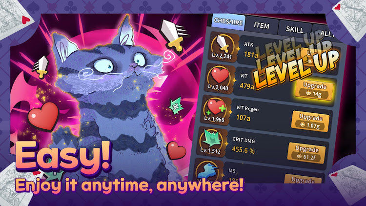 Magic Cat Wonderland Idle RPG Ảnh chụp màn hình 3