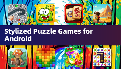 Stilisierte Puzzle-Spiele für Android