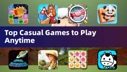 Top Casual Games to Play Anytime